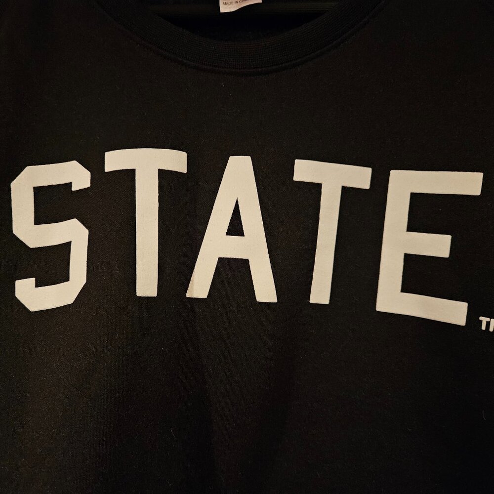 STATE University Relaxed Fit Sweatshirt - Size XL Black